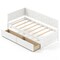 Pine Wood Twin Daybed with Storage Drawers and Platform Design